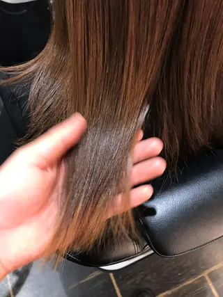 セミロング カラー パーマ ヘアアレンジ メンズ キッズ ネイル マツエク・マツパ unu hair所属・藤井 仁紀のヘアスタイル