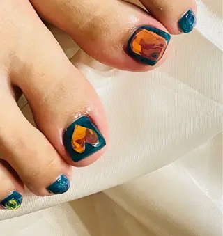 メンズ ネイル Chérinail 爪のお手入れのネイルデザイン