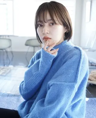 ミディアム パーマ職人DAIKI ツイスパ/波巻きのヘアスタイル