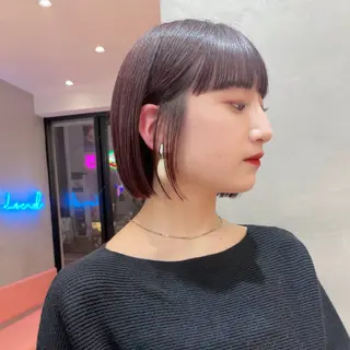 ショート Misaki /ボブ/縮毛矯正のヘアスタイル