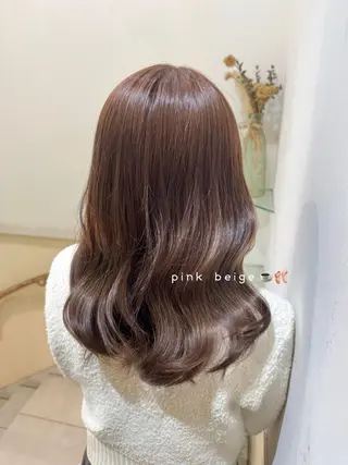 ロング カラー 透明感カラー🧁🩰 🫧仲松良菜🎀のヘアスタイル