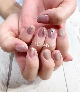 ネイル 北浦和 自爪育成ケアのネイルデザイン