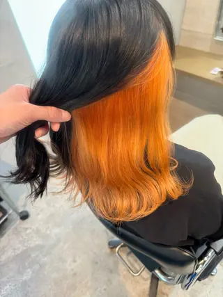 セミロング 髪質改善＆艶カラー Zina💋池袋のヘアスタイル