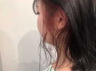 セミロング カラー 店長 奈須 雄紀のヘアスタイル