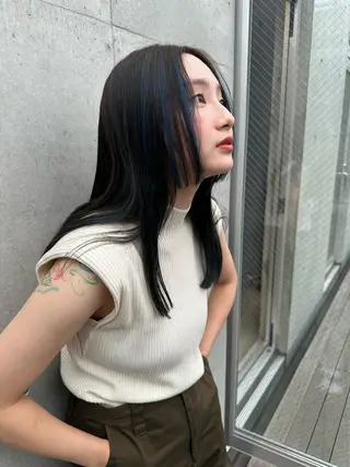 ロング カラー お悩み解決パーマ hana🩰のヘアスタイル