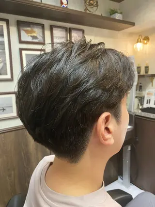 ショート LAVIE NEW STANDARD BARBER HANARE 新宿店所属・TANAHASHI ／モデル募集🆘のヘアスタイル