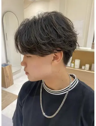 メンズ TOMTO所属・waka🤎 レイヤー／ボブのヘアスタイル