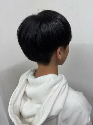 ショート メンズ パーマ/ハイトーン /吉田眞のヘアスタイル