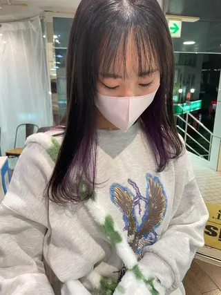 ロング カラー 韓国ヘア🦋 MIYUのヘアスタイル