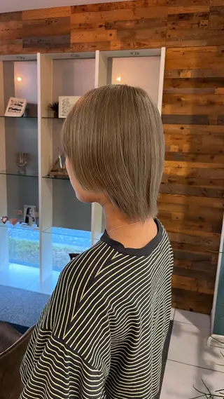 ショート カラー パーマ/モデル募集 /フウカのヘアスタイル