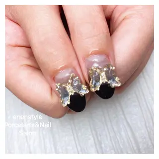 ミディアム ネイル 👑enen style👑のネイルデザイン