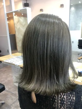 ミディアム カラー パーマ Relais(ルレ)本山店所属・山本 淳史のヘアスタイル