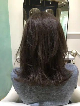 ミディアム セミロング ロング カラー 酸性縮毛矯正のプロ 杉山玲介のヘアスタイル