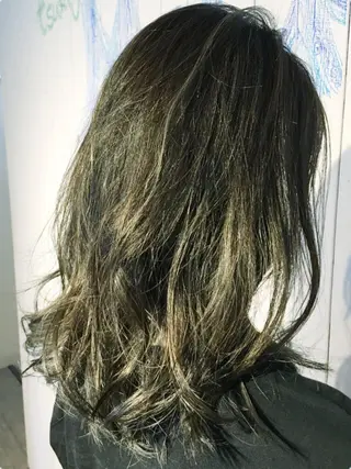 ミディアム カラー MODE K's塚口 かどやのヘアスタイル