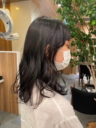 カラー トーンアップ🦢 ユメのヘアスタイル