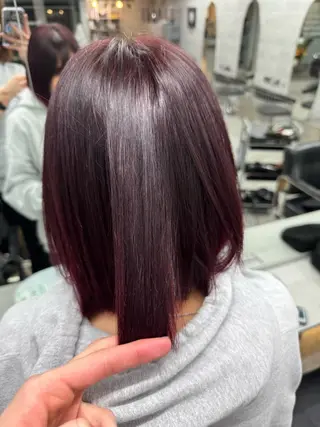 ミディアム カラー NOOS omotesando所属・あなたのお悩み改善" You"💚❤️💛のヘアスタイル