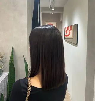 セミロング カット無料/ みく🧸💟表参道のヘアスタイル