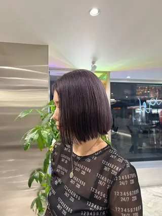 ショート カラー メンズ/ボブ/パーマ /くるみのマツエク・マツパデザイン