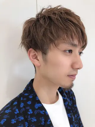 メンズ HARUKI MINATO  Japan福岡所属・似合わせカット 迫留由弥のヘアスタイル
