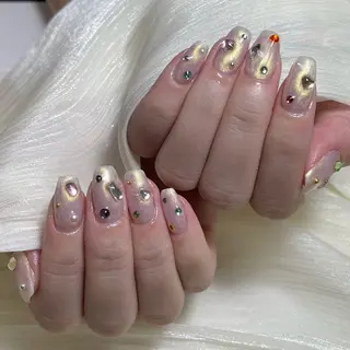 ネイル By moonネイル 🌷ワンホン/韓国風のネイルデザイン