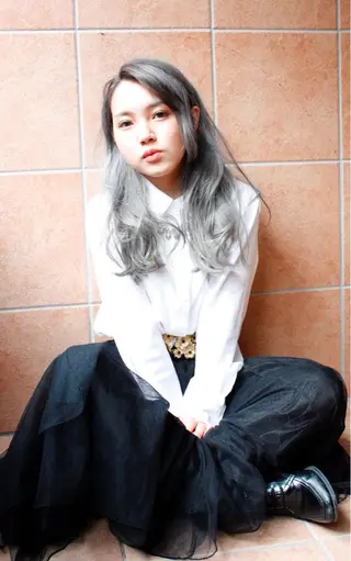 ロング カラー 畠山 雄大のヘアスタイル