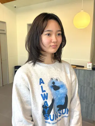 ロング 💡レイヤーカット/ グレージュ松本隼人のヘアスタイル