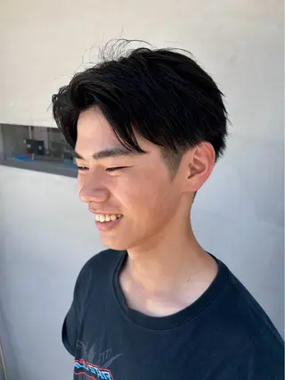 ショート カラー メンズ INCEHAIR所属・小畑日那/モデル募集 /透明感/ヘアセットのヘアスタイル