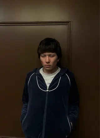 ミディアム 窪田 力也のヘアスタイル