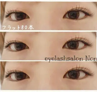パーマ マツエク・マツパ アイブロウ 香里園 eyelashNonのマツエク・マツパデザイン