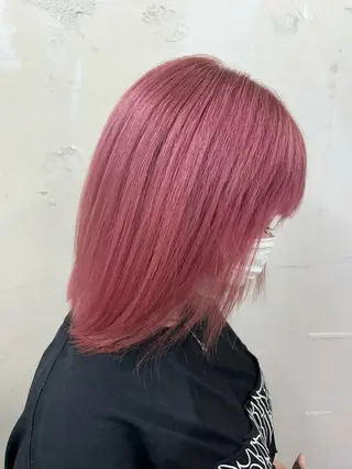 ミディアム カラー alpha. カラーエクステ下妻のヘアスタイル