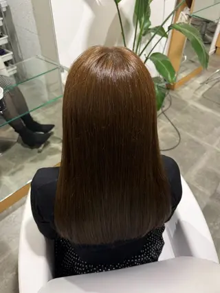 ロング 原宿♡透明感カラー♡ 縮毛矯正【MAYU】のヘアスタイル