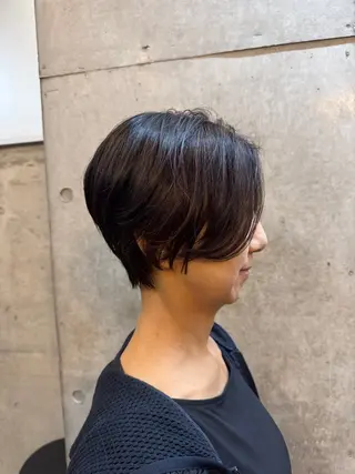 ショート Fam 代官山所属・佐藤 百葉のヘアスタイル