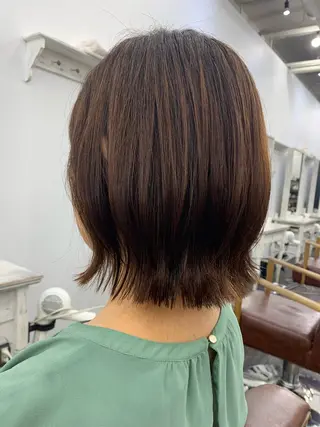 ショート Rina🪄 韓国風レイヤーcutのヘアスタイル