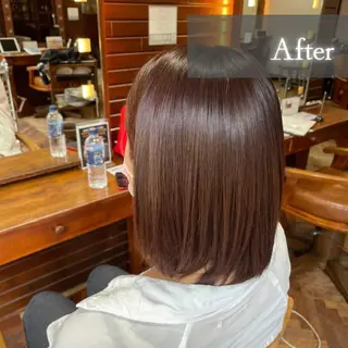 ミディアム stylist YUTOのヘアスタイル