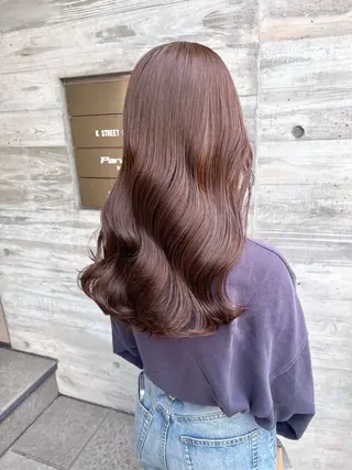 ロング カラー ParveMix🍀 藤原愛未のヘアスタイル