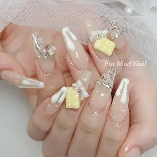 ネイル HANA 長さだしのネイルデザイン