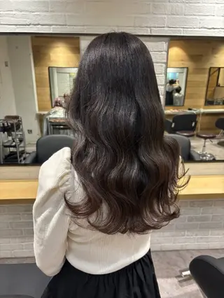 ロング Ayu🐾縮毛矯正/ ブリーチ無しカラーのヘアスタイル