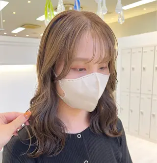 ミディアム カラー ParveMix /  相馬 さくらのヘアスタイル