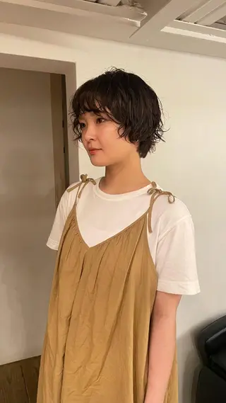 ショート パーマ 原宿/ケパーマ 🧺ユウマのヘアスタイル