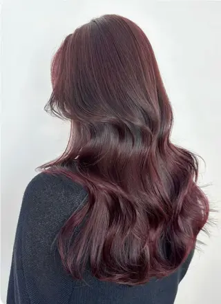 ロング カラー ヘアアレンジ 髪質改善”艶"カラー 🤍Hono🇰🇷のヘアスタイル