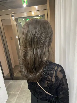 セミロング カラー SOYON西大寺店所属・ダブルカラー/ 髪質改善💎安藤のヘアスタイル