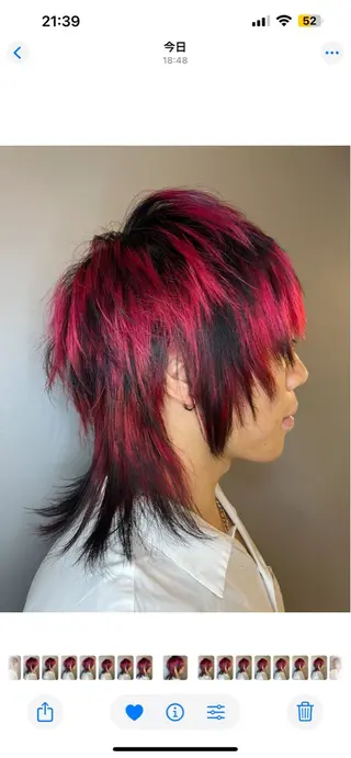 ショート カラー メンズ haco＋所属・圧倒的デザイン力 店長🎨RENAのヘアスタイル