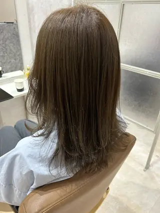 ミディアム カラー 💙まこと💙艶 カラー(Rico)のヘアスタイル