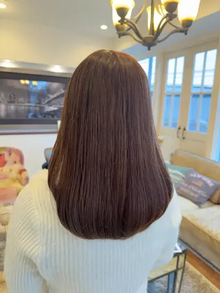 セミロング カラー りか/透明感カラー/ レイヤーカットのヘアスタイル