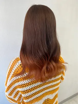 ロング カラー ハイトーン🎀 前髪こだわり💘愛美のヘアスタイル