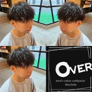 パーマ メンズ 髪質改善美容室bokuno町田店所属・メンズ＆髪質改善縮毛 矯正【平山🔥拓哉】のヘアスタイル