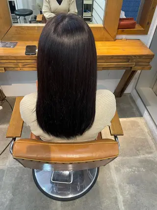 ロング カラー 松田 恋のヘアスタイル