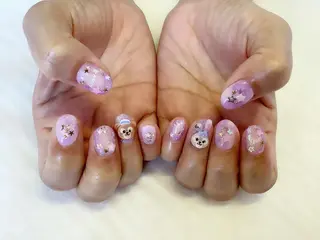 ネイル 💎🐰 saki. m 🐰💎のネイルデザイン