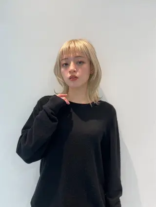 ミディアム カラー 🎀ハイトーン🎀/ Chizukiのヘアスタイル