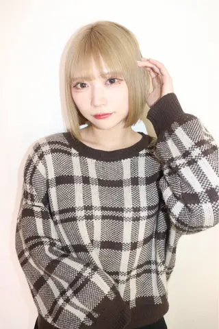 ミディアム カラー ヘアアレンジ @kyoniyy KYONIのヘアスタイル